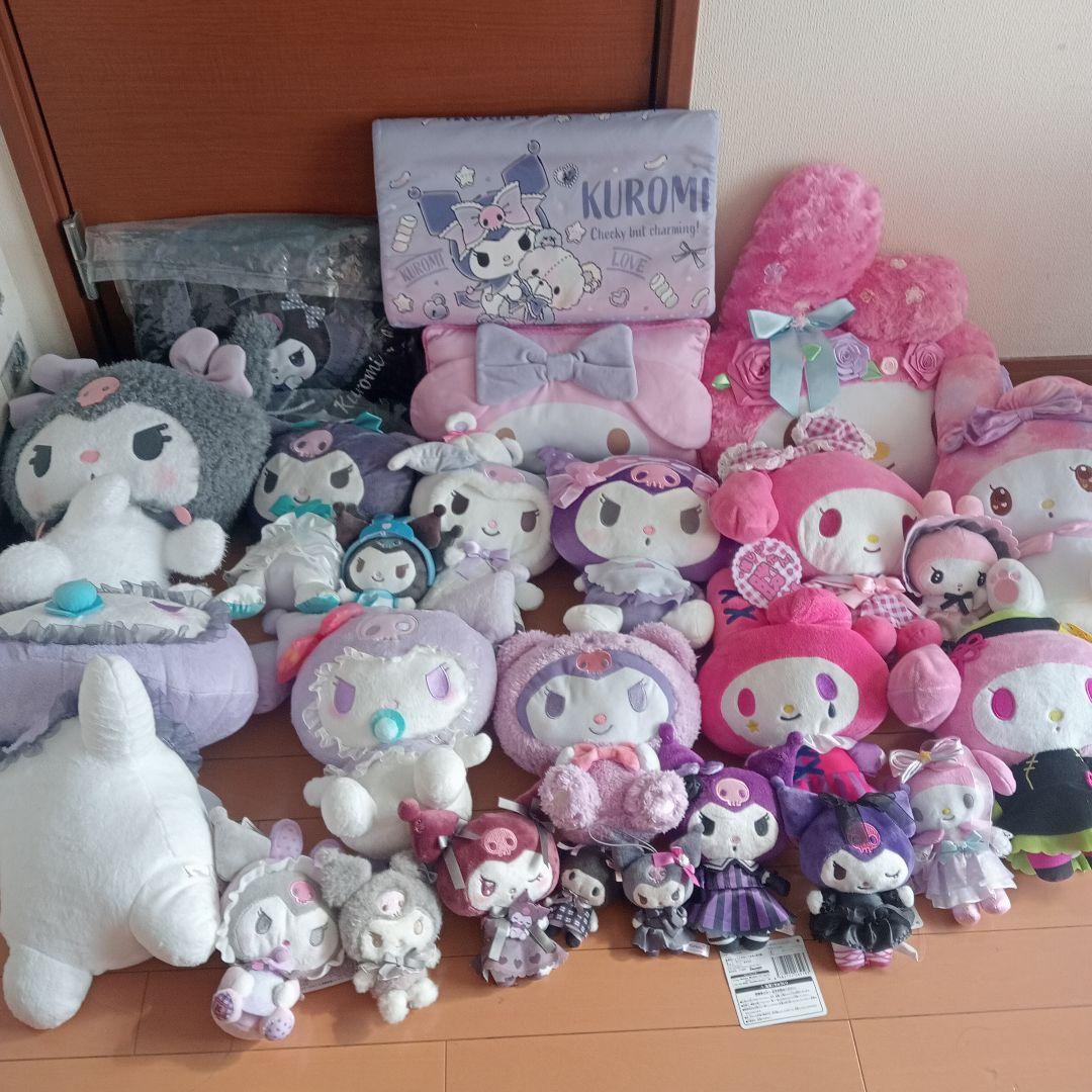 クロミ マイメロぬいぐるみ セット25体 sanrio（サンリオ） ◎◎ 秘密のメロクロ マイメロディ クロミ セット