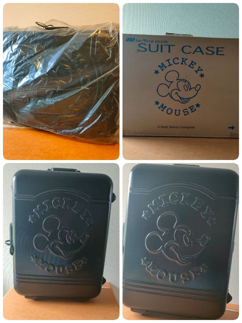希少！特大！大容量101L ミッキー キャリーケース ABS樹脂 7.1kg