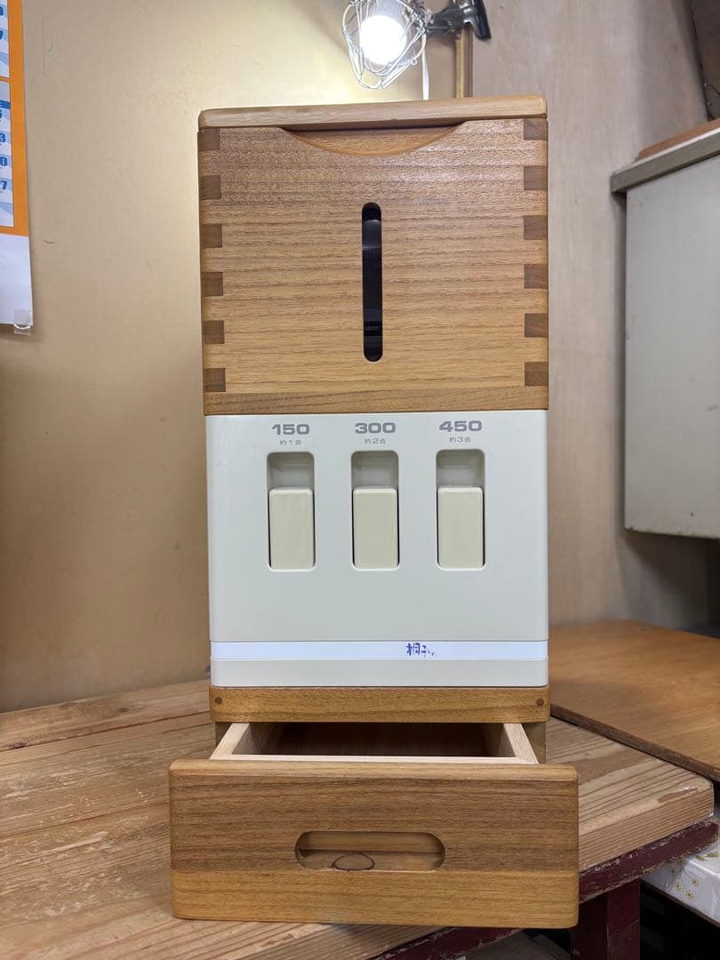 桐の米びつ10kg用　桐子モダン　ほぼ未使用　G 楽天市場】桐の米びつ シンク下収納 5kg 10kg｜ライスストッカー 桐子