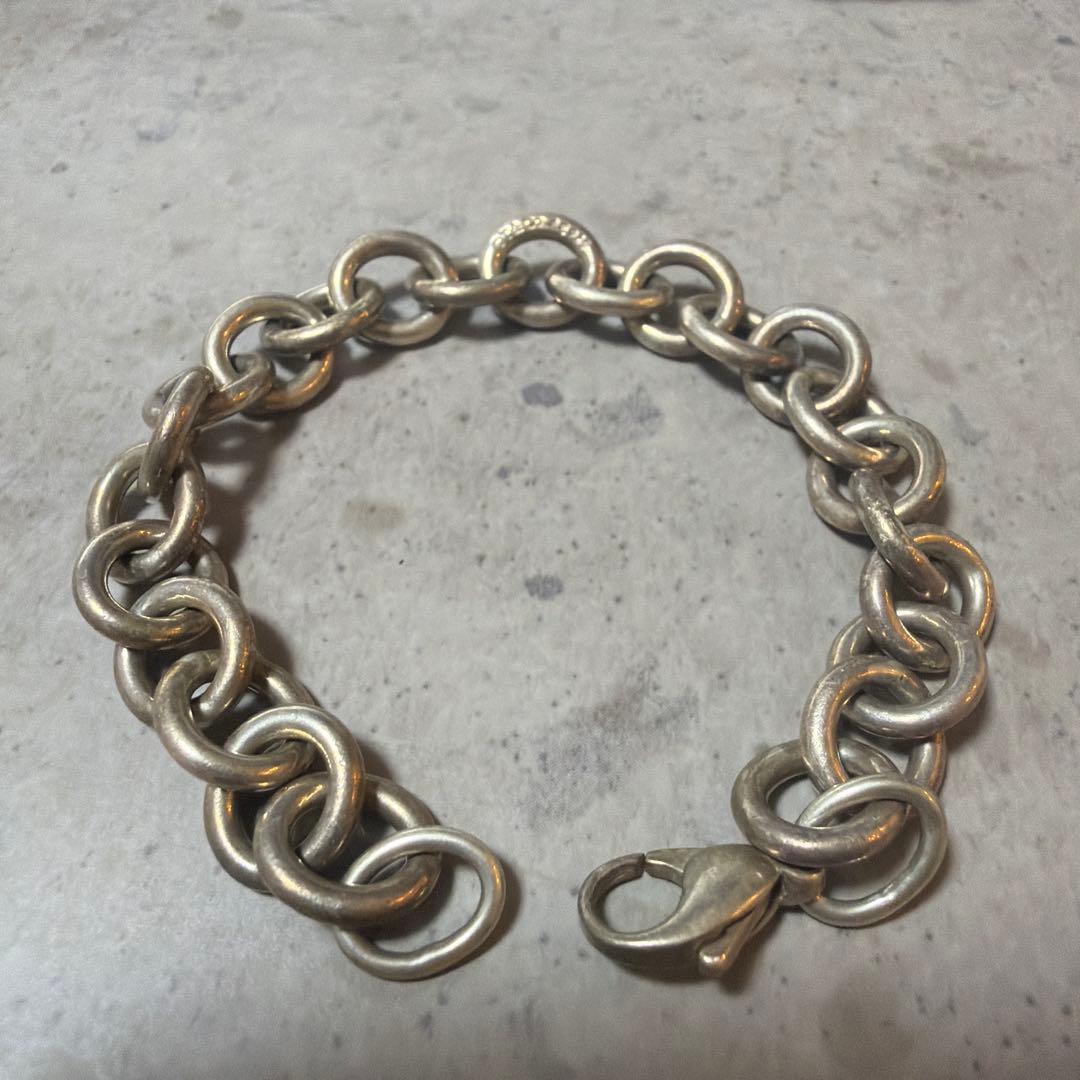 ティファニー　Tiffany ブレスレット　シルバーチェーン TIFFANY&Co.（ティファニー） ツイスト チェーン ブレスレット 腕輪