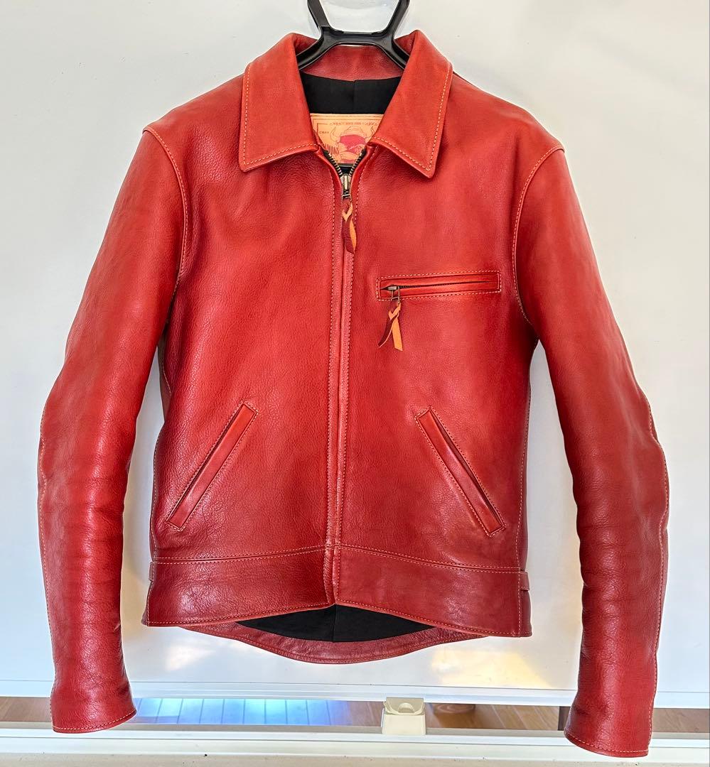 【のりてんさん専用】天神ワークス　JS02カスタム（バーガンディー、サイズ40） のりてんさん専用】天神ワークス JS02カスタム（バーガンディー