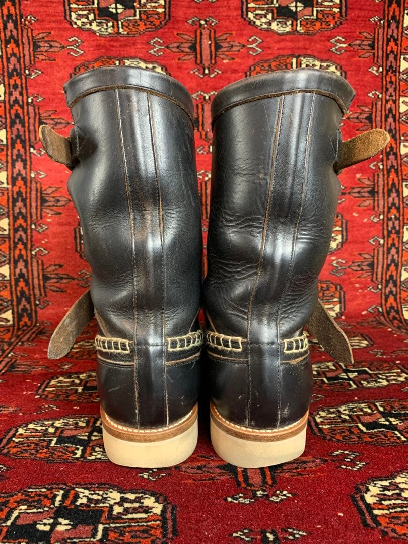 茶芯クロムエクセル❗️VARDE77 トリプルヴァンプ モカシン エンジニア