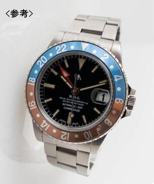 ★ ナバルウォッチ EDIFICE別注 GMT 40.8mm NH34 ペプシ