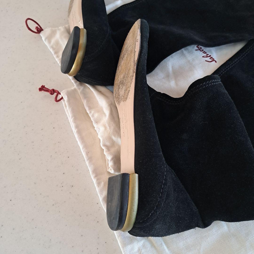 フェラガモテ 黒 スエードブーツ 7 ムートンブーツ 2品 (なぎさ様専用