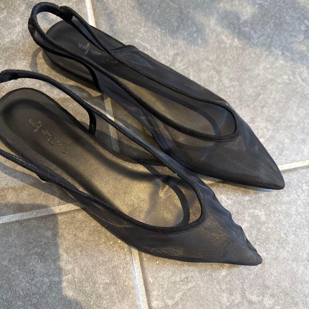 searoomlynn TULLEバックストラップミュール M - メルカリ