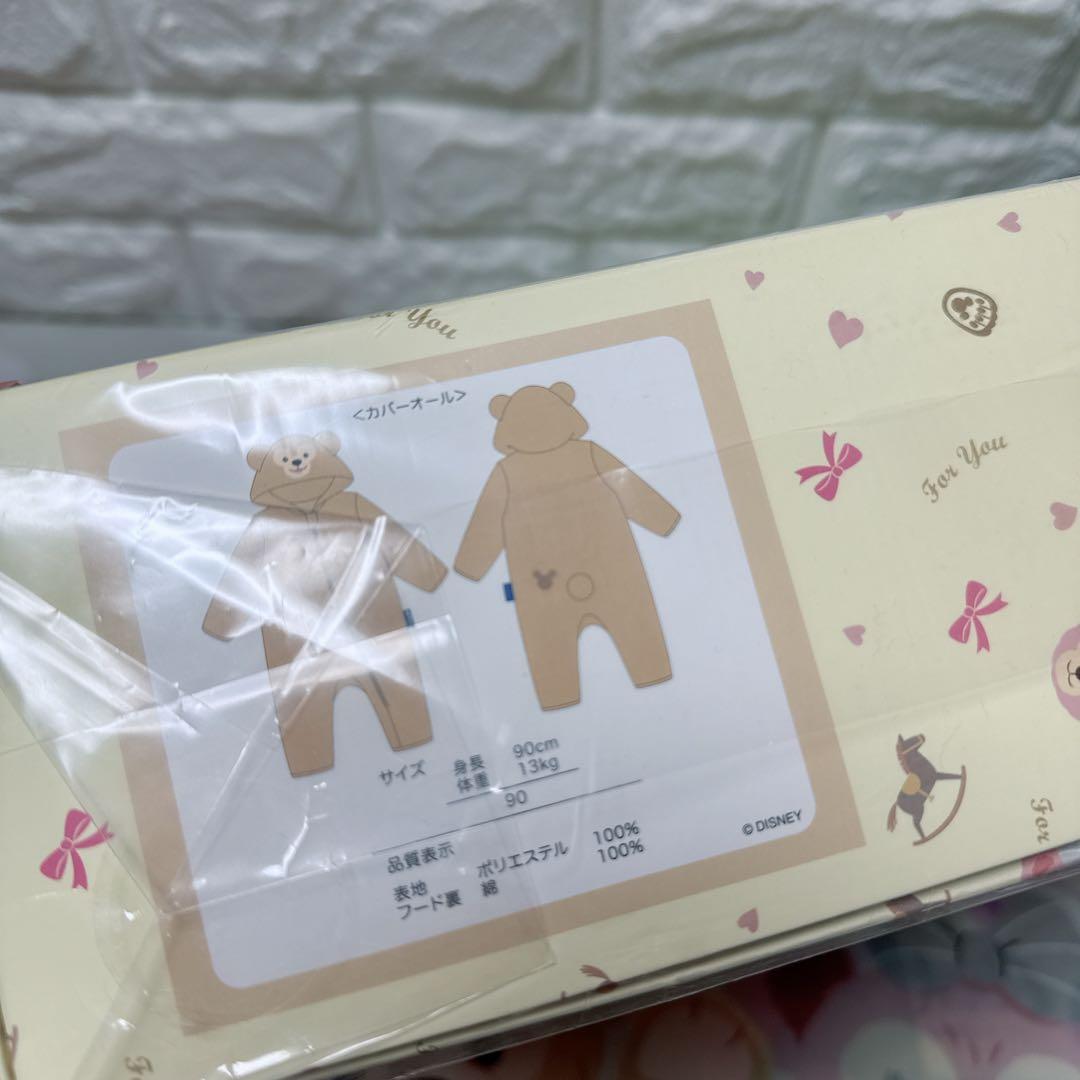 新品 未開封 ディズニー公式 ダッフィーカバーオール 90cm ベビー服