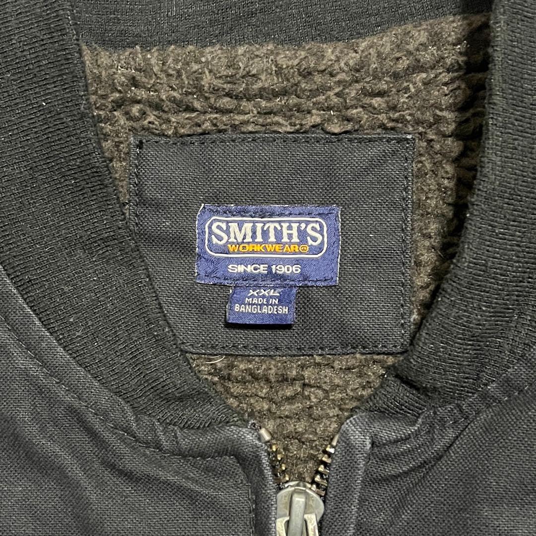 【美品】90s SMITH’S 裏ボア ダックベスト 黒 XXL