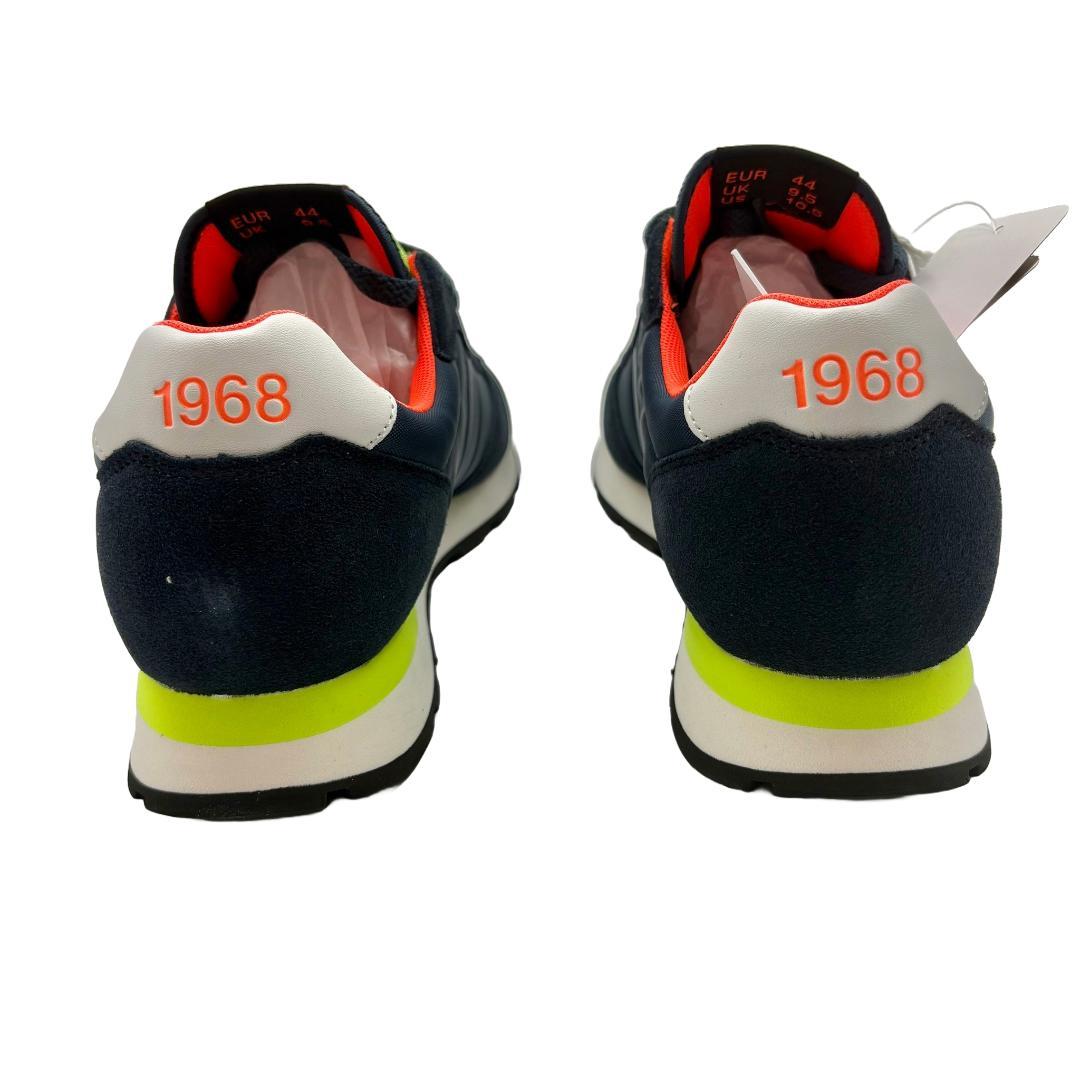 新品□SUN 68 △× ロゴスニーカー□ネイビー/紺 102-80 SUN68 - メルカリ