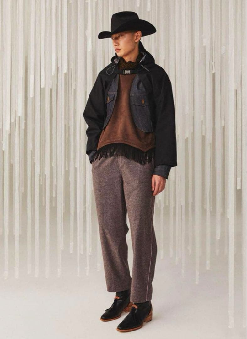 Sasquatchfabrix. FRINGE FAKE SUEDE SMOCK - メルカリ