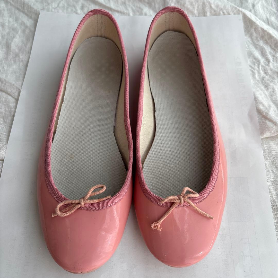 ピンク バレエシューズ 38 フランス製 - メルカリ