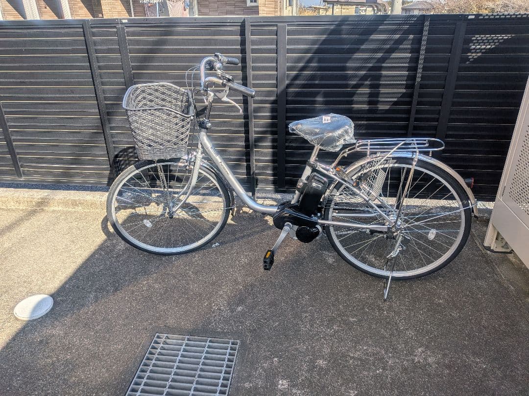 Panasonic 電動アシスト自転車 シルバー 新品 未使用 - メルカリ