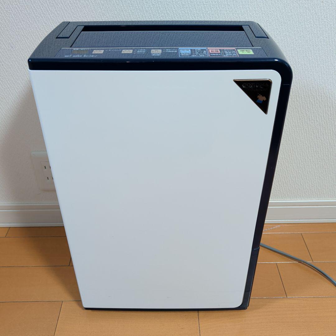 タンク割れあり CORONA コロナ 除湿器 CD-H1819 2019 動作品 CD-H1819-AE 衣類乾燥除湿機 Hシリーズ エレガントブルー