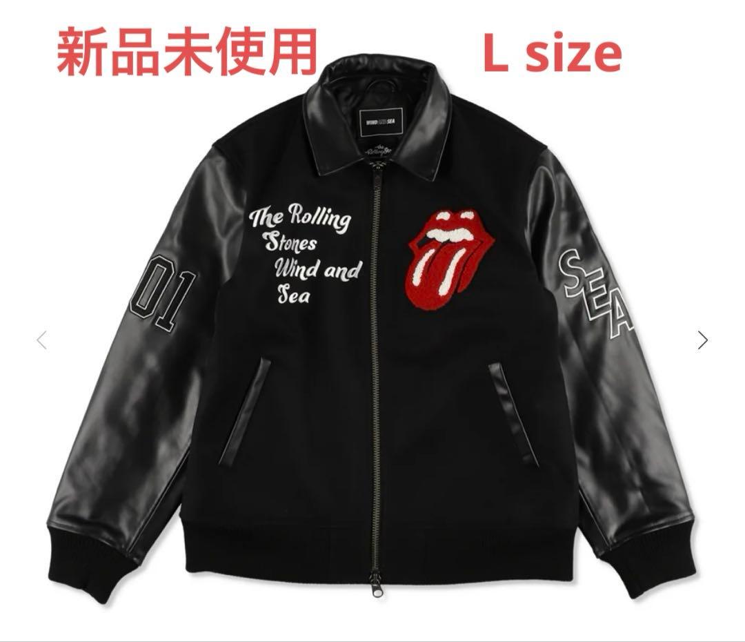 ジャケット・アウター THE ROLLING STONES x WDS VARSITY JACKET THE ROLLING STONES x WDS VARSITY JACKET – WIND AND SEA