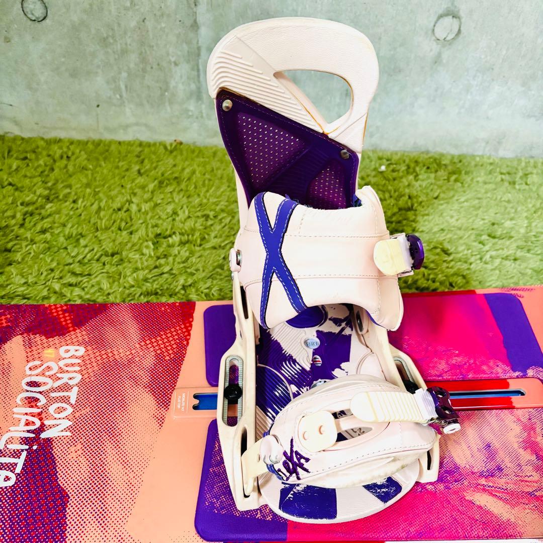 希少サイズ】バートン ソーシャライトSOCIALITE 145cm セット