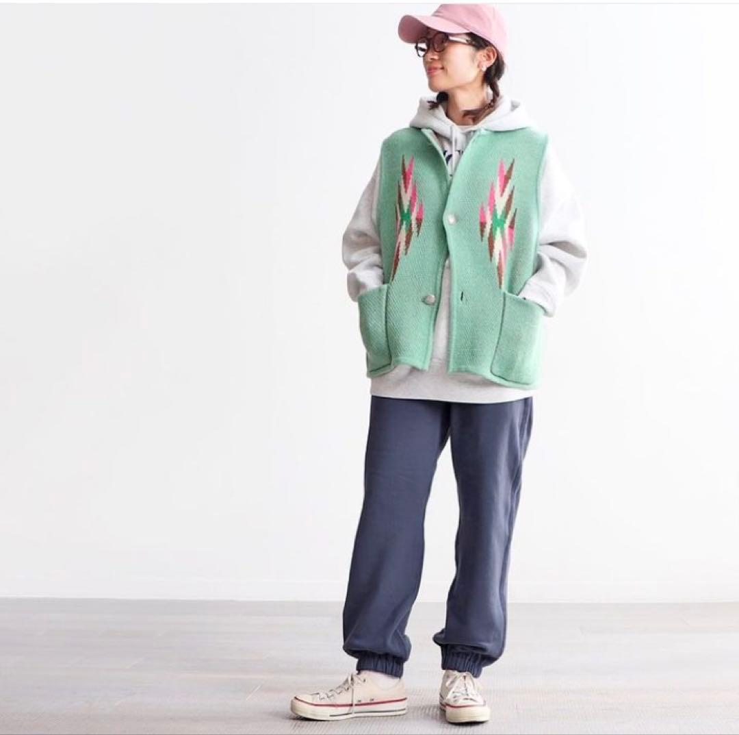 Geo Trowark（ジオトロワーク）saro別注チマヨ柄ニットベスト - メルカリ