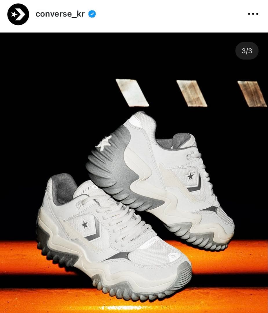 お値下げ【超希少】韓国新作CONVERSE ランスター モーション 24cm