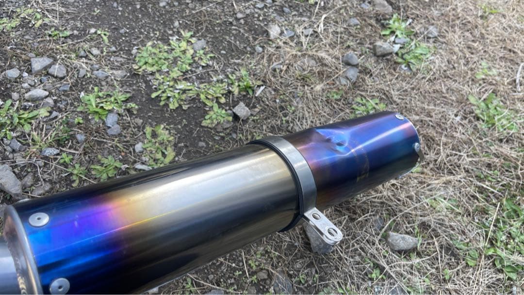 ゼファー750 Kファクトリー製フルチタンフルエキゾーストマフラー