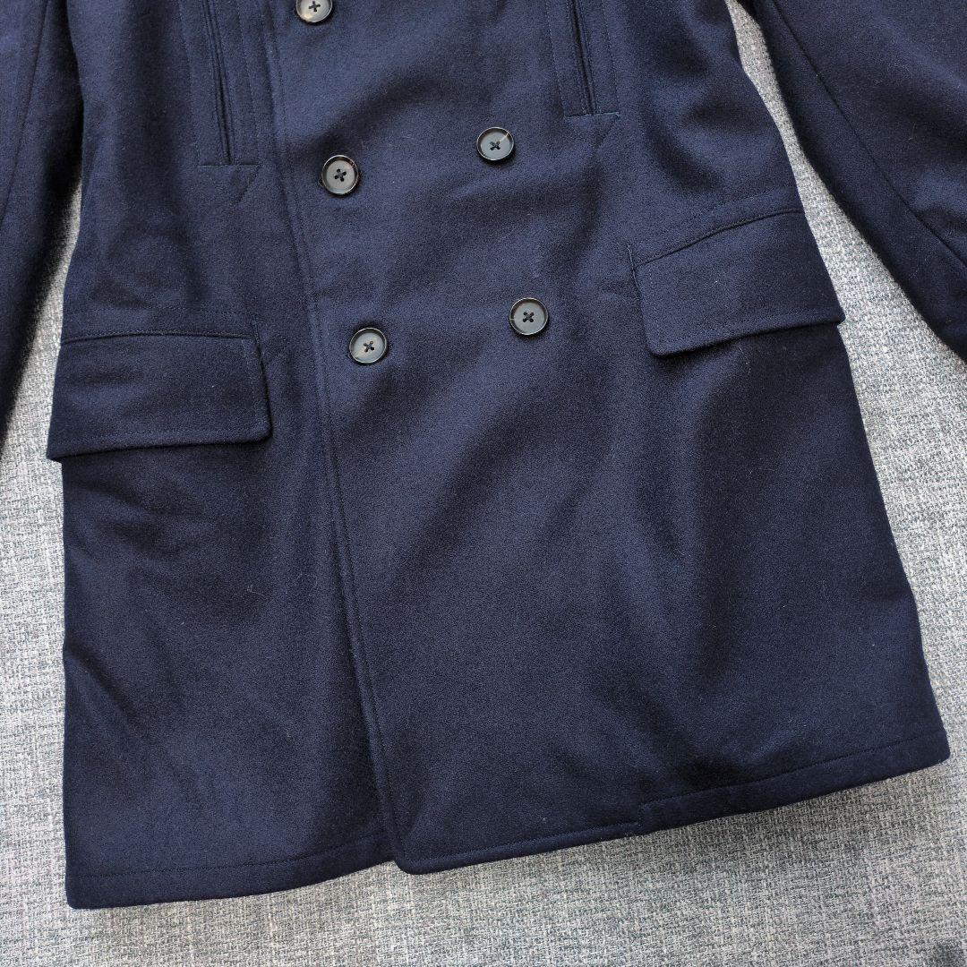シップス リングヂャケット ダブルブレスト ウールコート 着用感のない