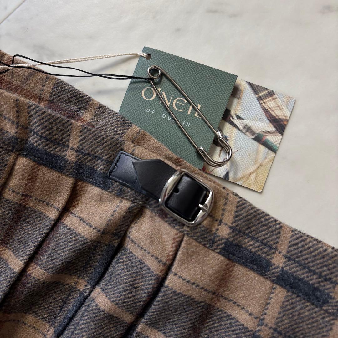 新品タグ付き オニールオブダブリン 柔らかブラウン マキシロング