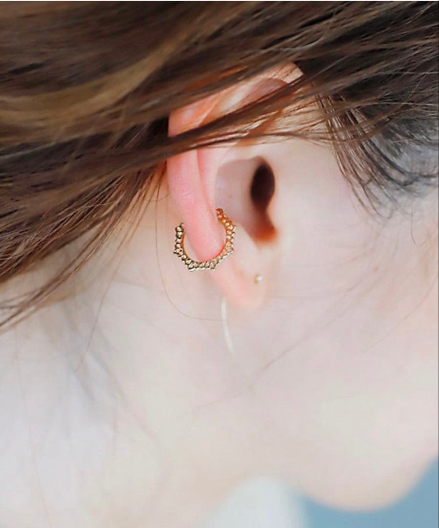 SIENA ROSE イヤーカフ ラウンドレースS