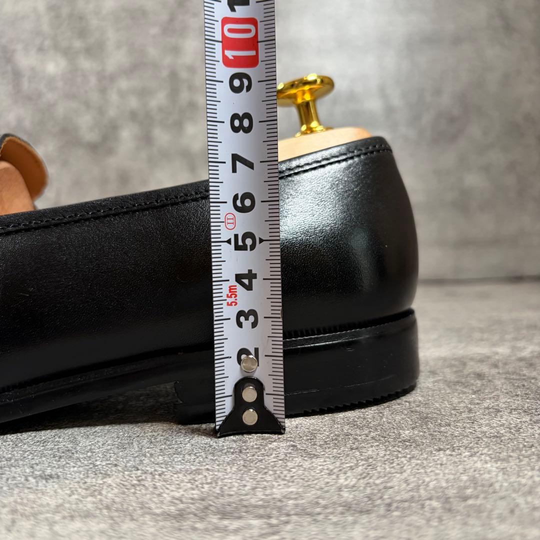 新品 オリヒカ 25cm EEE イタリアンレザー ローファー マッケイ 黒