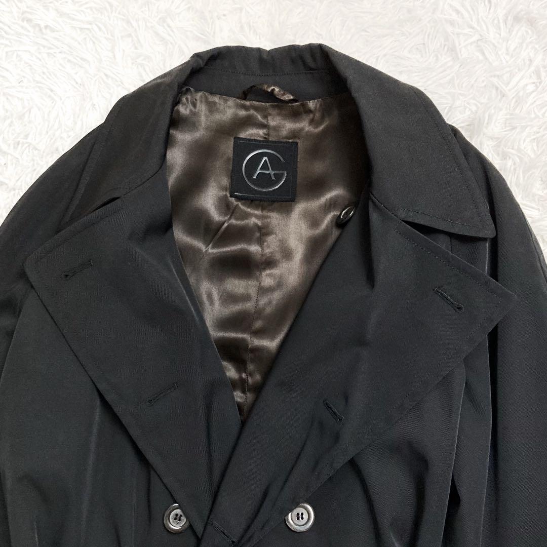 美品✨アルマーニコレツィオーニ×ロロピアーナ ナイロントレンチコート