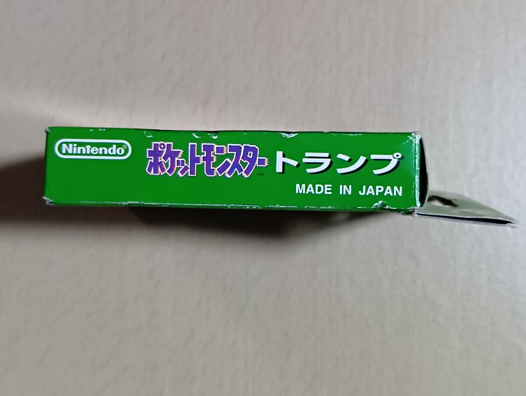 ポケモン トランプ 緑 初代 美品 (札54枚 ポケモン名簿入り 説明付