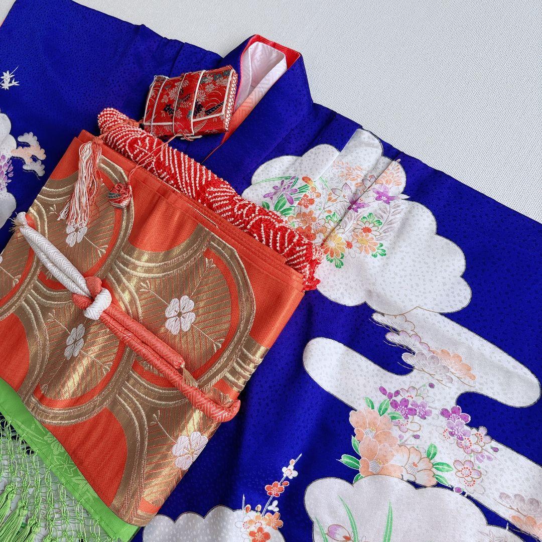 Buruburu様専用 フルセット きもの青 簡単半襟 小物セット7282 - メルカリ