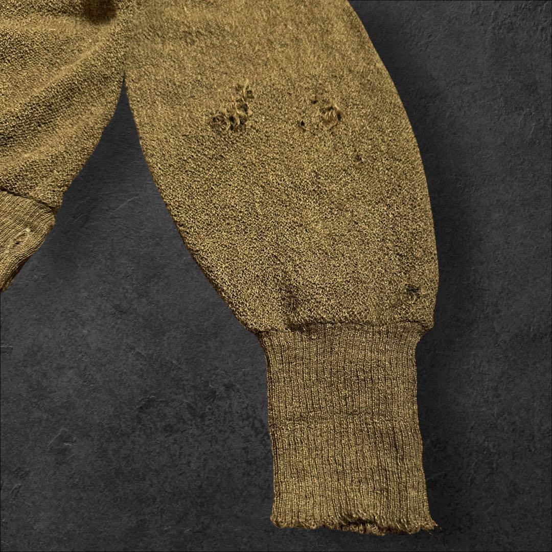 Pebble Baech カーディガン 60s アルパカ100% グランジ ボロ - メルカリ