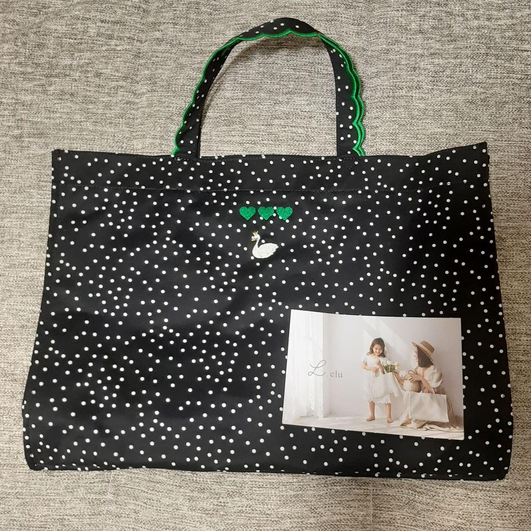 くまきち様専用！elu Fleur tote（medium） Dot Green - メルカリ