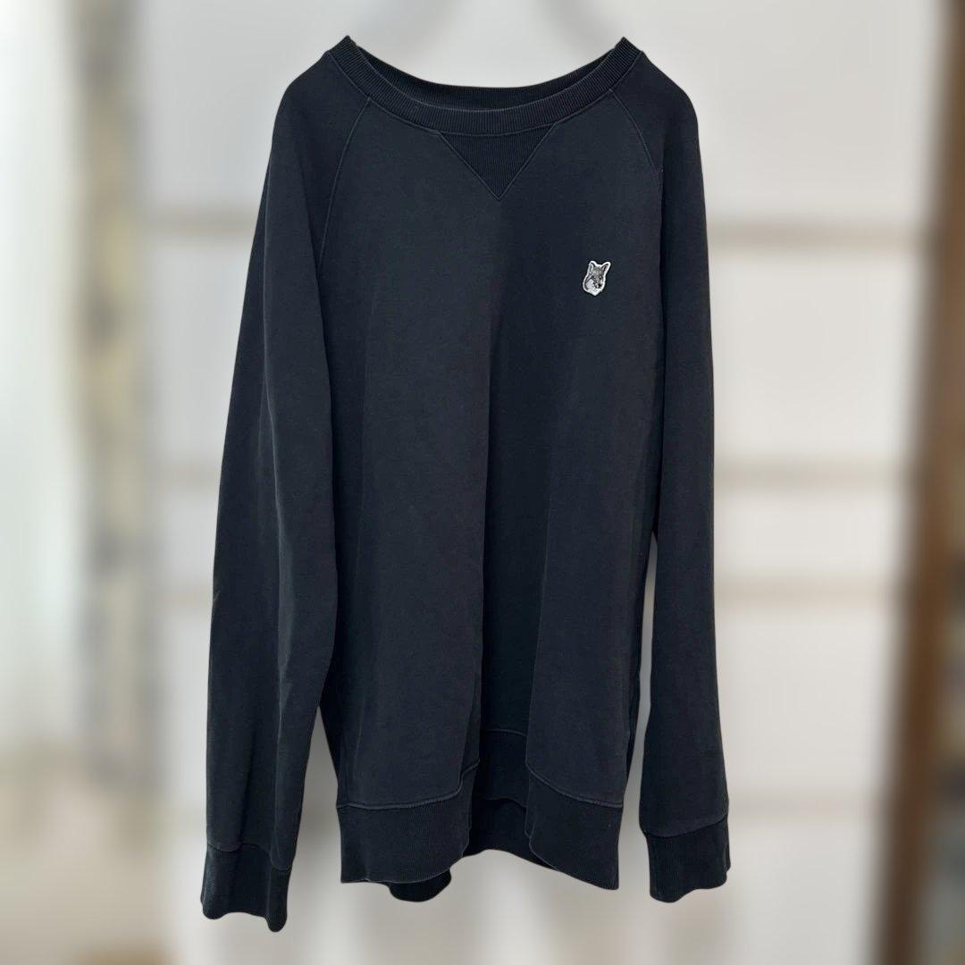 メゾンキツネ スウェット トレーナー 黒 ワンポイント ロゴ 刺繍 楽天市場】MAISON KITSUNE メゾンキツネ トレーナー PM00303KM0340