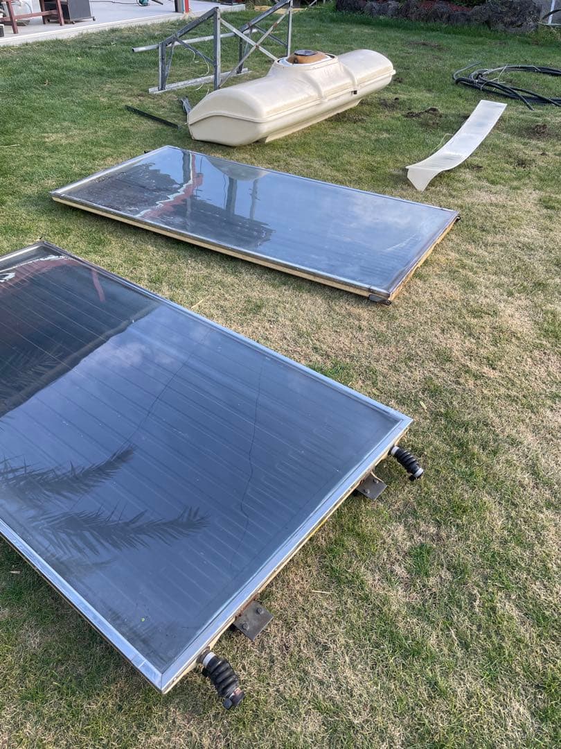 年始特別値下げ】ソーラー温水器用集熱板 大型 太陽熱