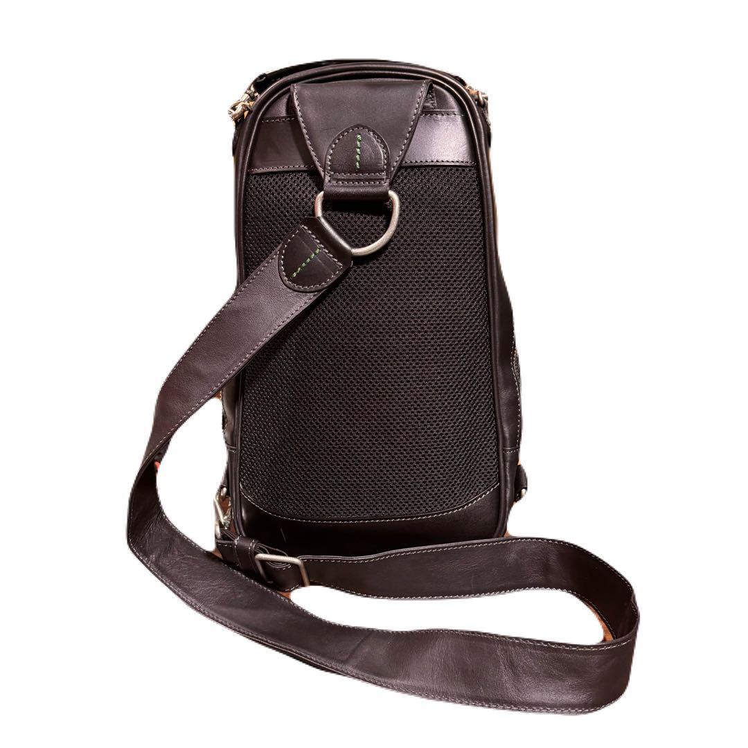 SOMES SADDLE ソメスサドル 本革 ボディバッグ 黒 日本製 - メルカリ