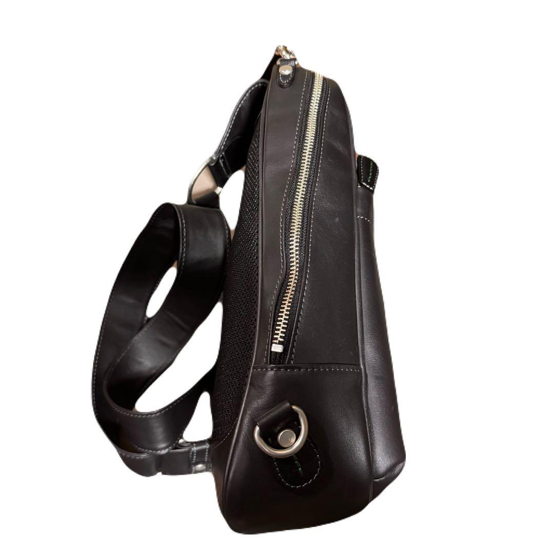 SOMES SADDLE ソメスサドル 本革 ボディバッグ 黒 日本製 - メルカリ