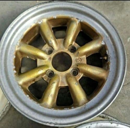 長*央様 【当時物】激レア！ワタナベ 14インチ 6.5J 114.3 4穴 B