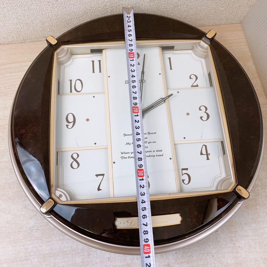 セイコー からくり時計 RE544B メロディ 美女と野獣 SEIKO 中古品