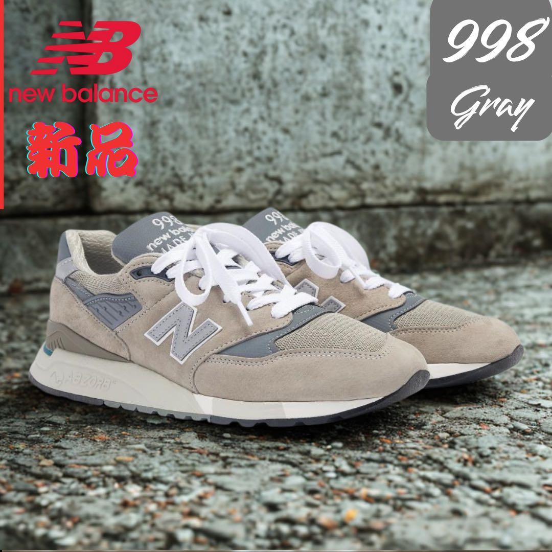 新品未使用】New Balance 998 グレー 25.5cm - メルカリ