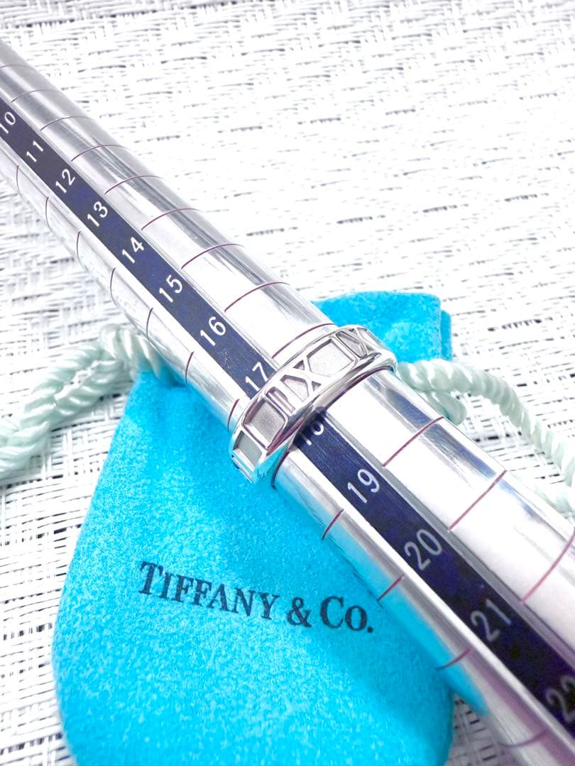 ティファニー アトラス 指輪 リング 18号 研磨仕上げ済み美品 925