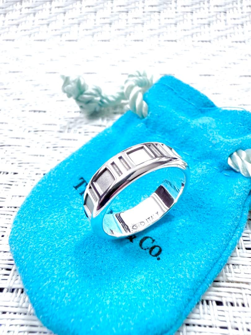 ティファニー アトラス 指輪 リング 18号 研磨仕上げ済み美品 925