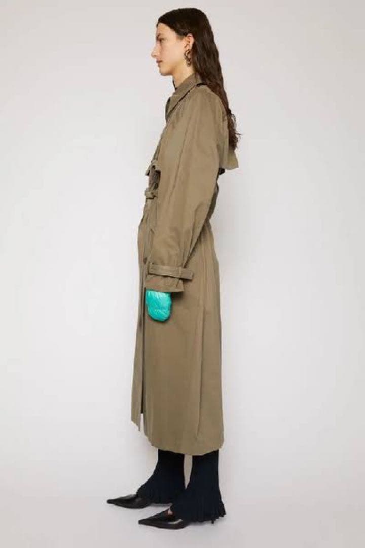 Acne Studios ダブルブレスト オーバーサイズ トレンチコート - メルカリ