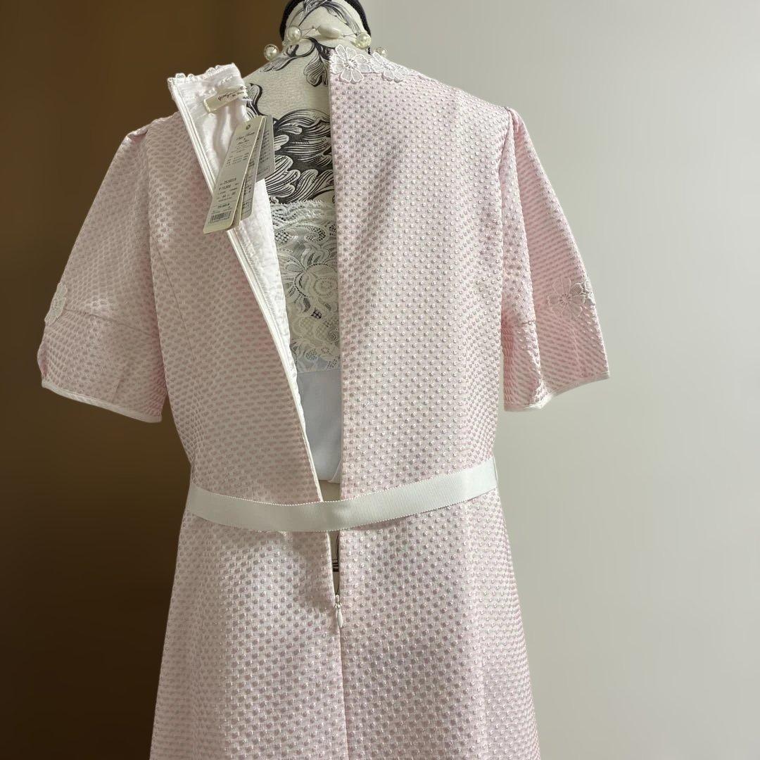 スーパービューティー☆44☆新品タグ付きお花レースとコサージュの