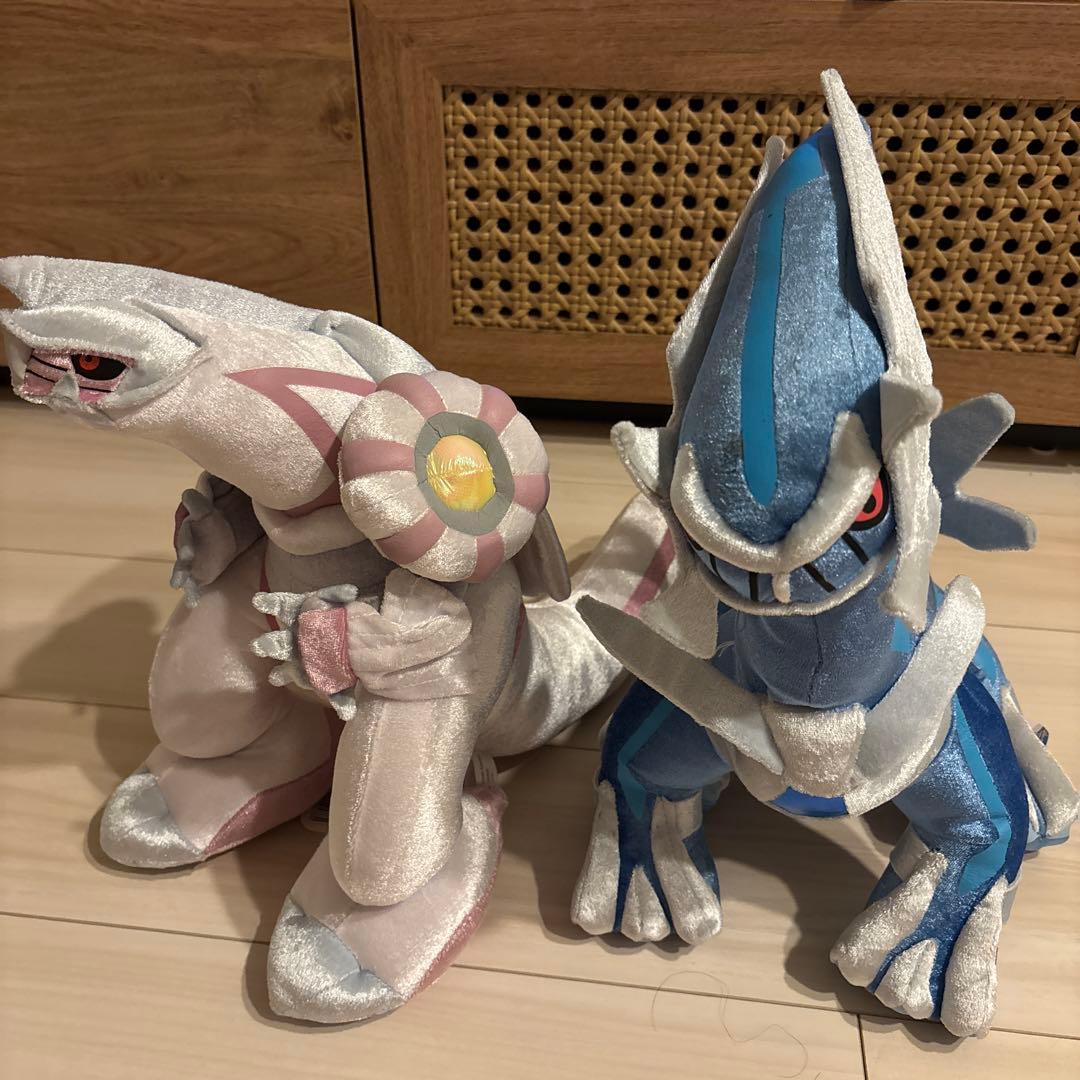 ポケモンセンター ぬいぐるみ ディアルガ パルキア - メルカリ