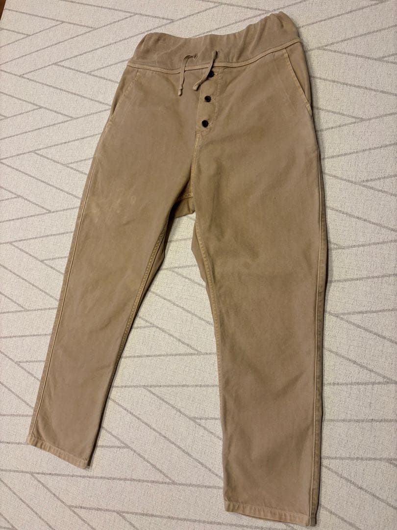 キャピタル KAPITAL サルエル ヌーベルパンツ Mベージュ - メルカリ
