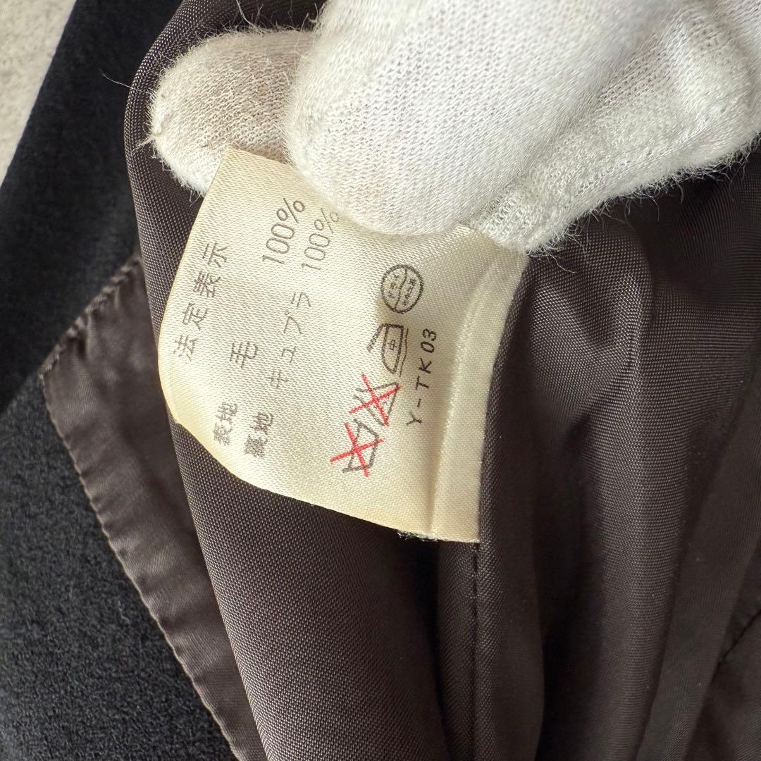 クリスチャンディオール Miss Dior コート 黒 プリーツ 金ボタン