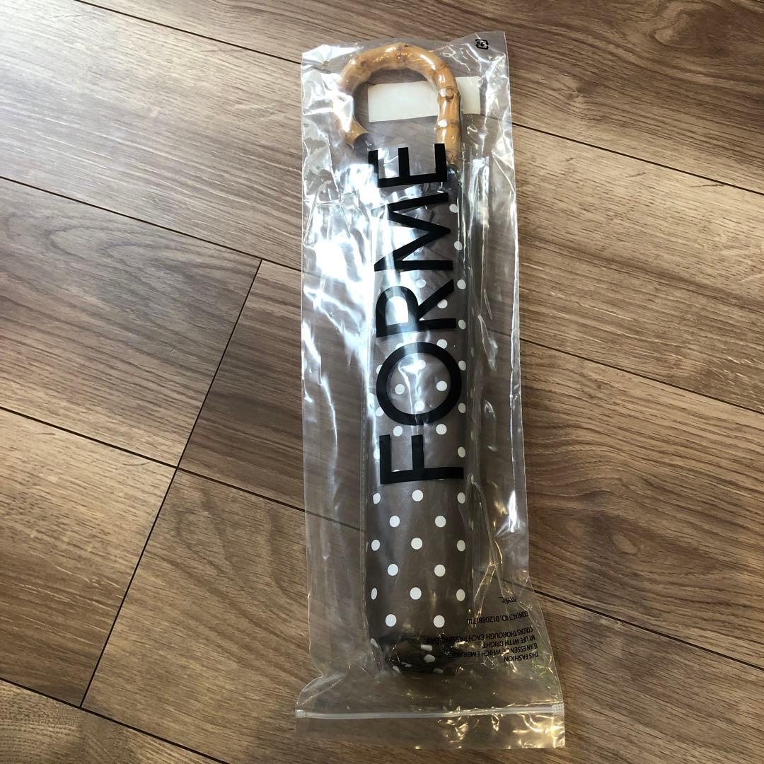 FORME 折りたたみ傘 ブラウン ドット柄 楽天市場】【because 公式】ドットグリッターヒートカット ミニ