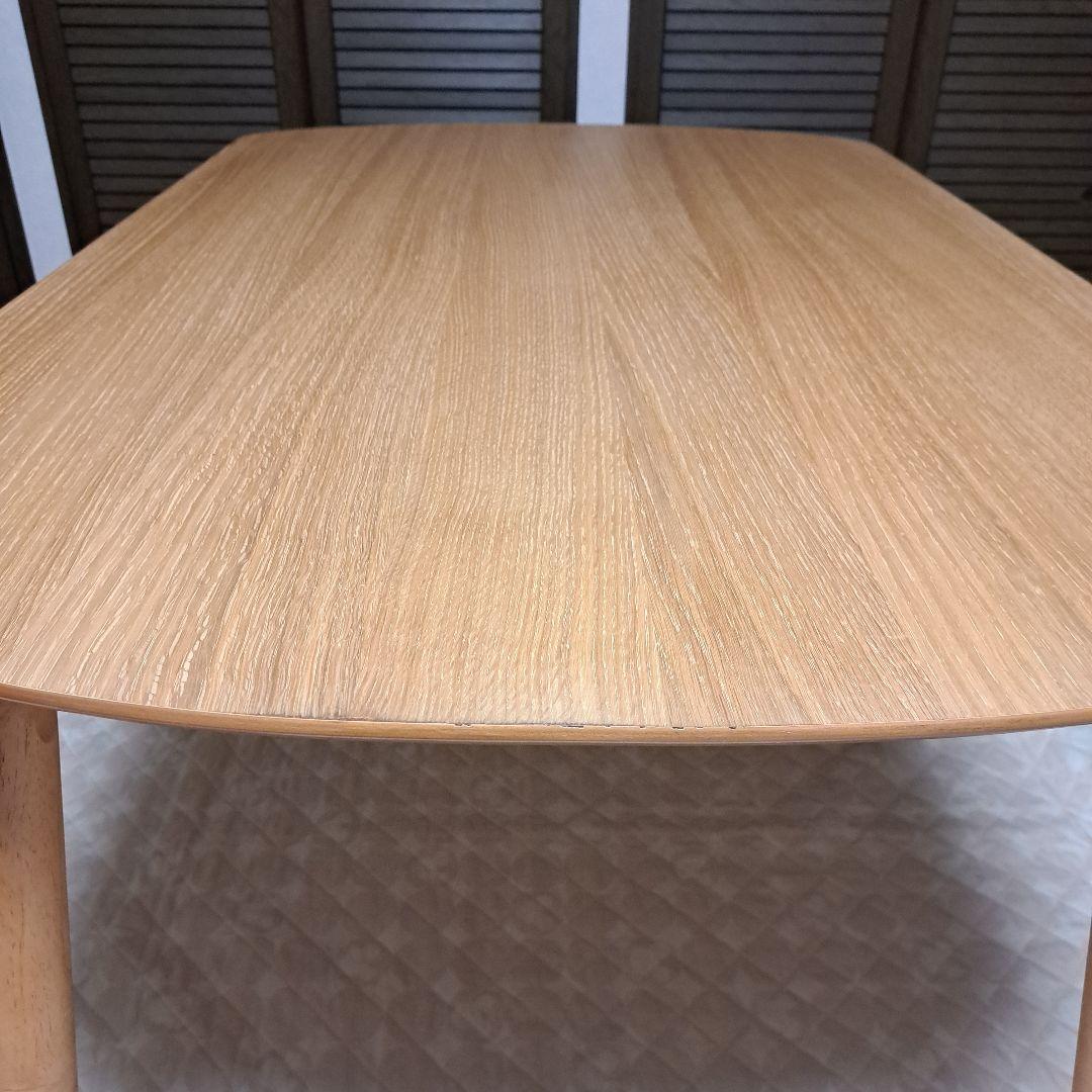 Muji 無印良品 オーク材 ダイニングテーブル 丸脚 廃盤 カスタム品