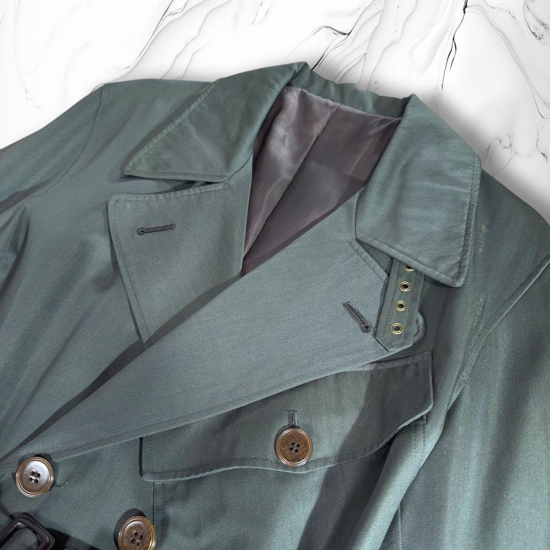 《希少》00s ジャンポールゴルチエクラシック スーパーロングコート グリーン