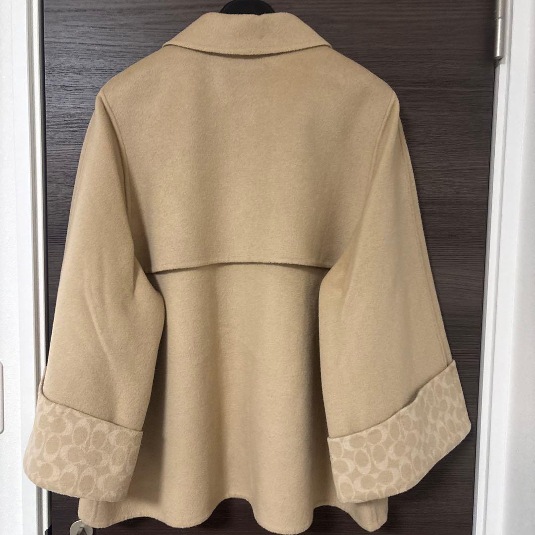 コーチ ウールスウィングコート - メルカリ