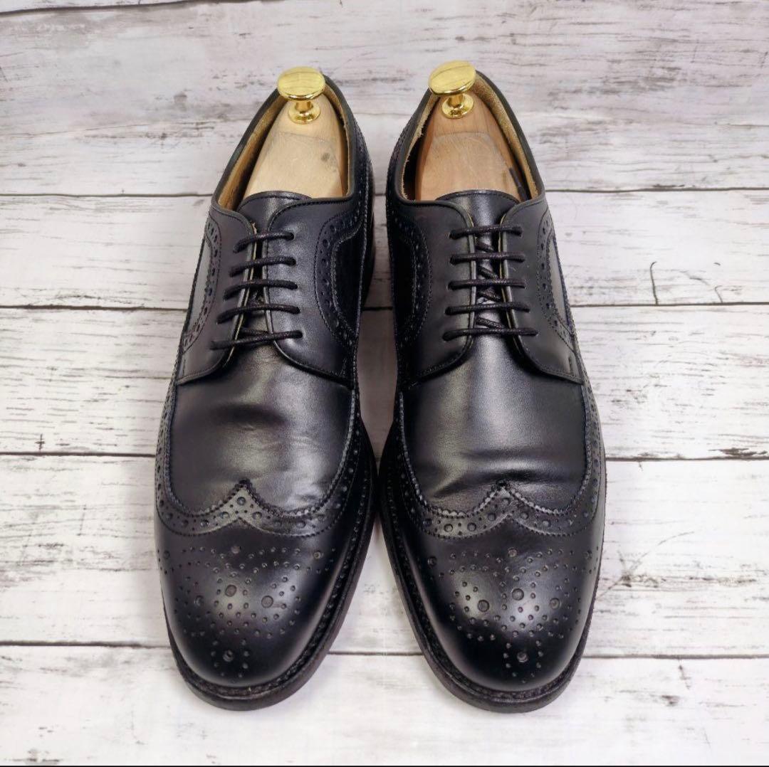 Berwick1707 バーウィック ウィングチップ ブラック - メルカリ