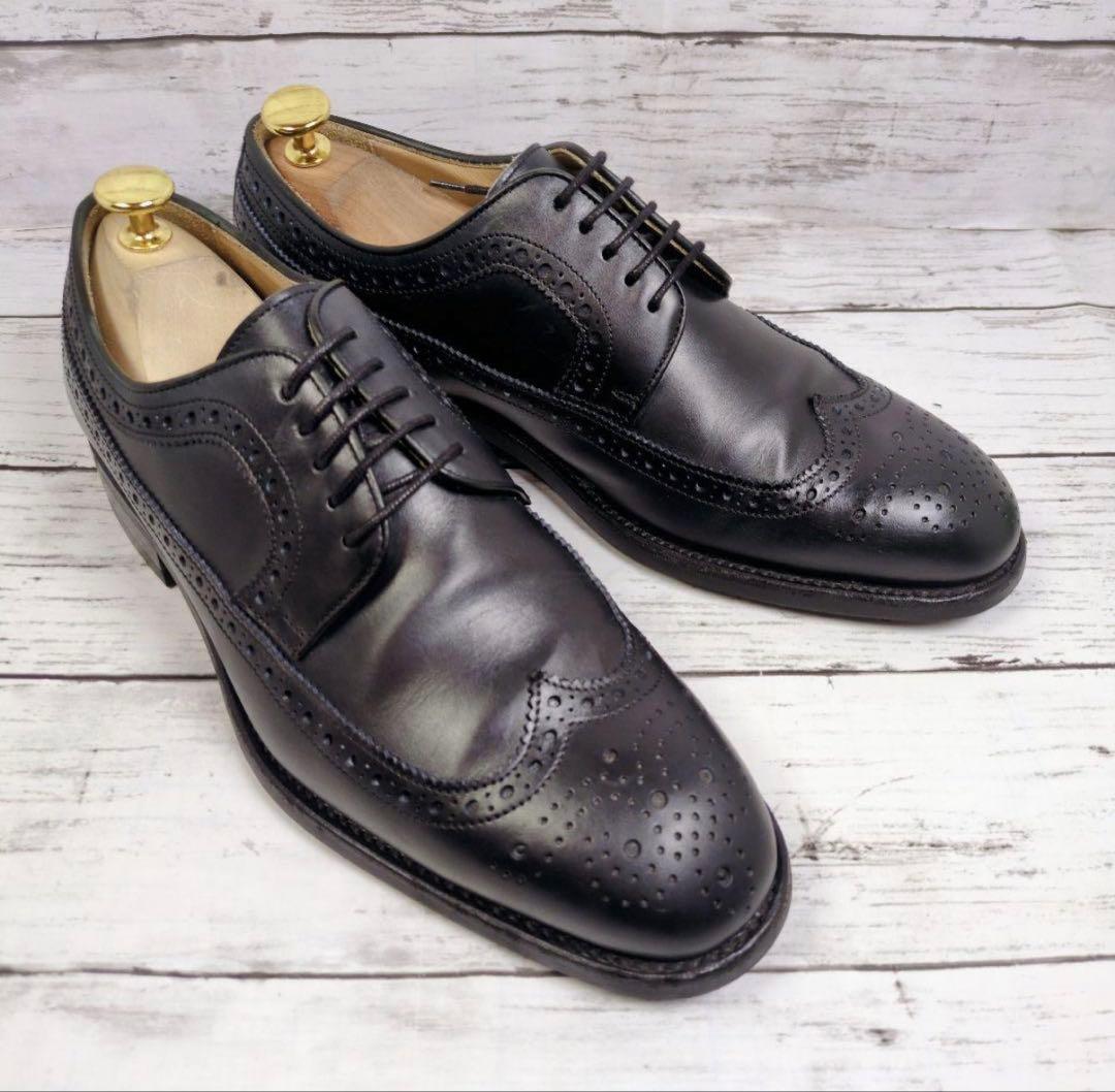 Berwick1707 バーウィック ウィングチップ ブラック - メルカリ